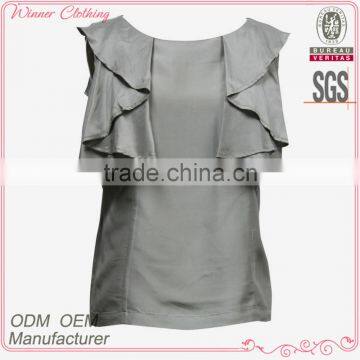 OEM/ODM manufacturer new designs summer fashion ladies formal blouse and pants