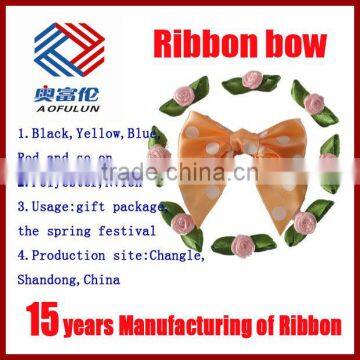 Colorful Multifarious Celebrate Festivals Polyester Ribbon Bow