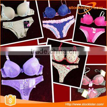 Ladies Lingerie Bras And Panties Brief Panty Match Sets In Stock