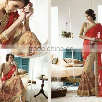 Heavy Embroidery Designer Saree with Blouse