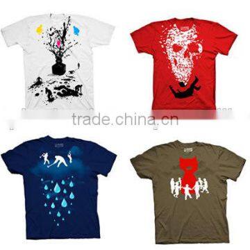 New Design of Printed T-shirt 2016, 100% Coton Fabric photo-3