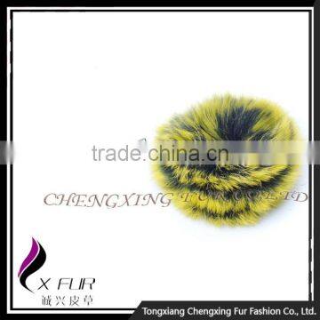 CX-A-54B 2016 Fashion Wholesale Cheap Rex Rabbit Fur Cell Phone Charm Chain photo-3