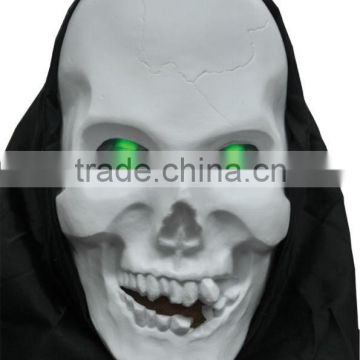 Adult White Hologram Skull Mask