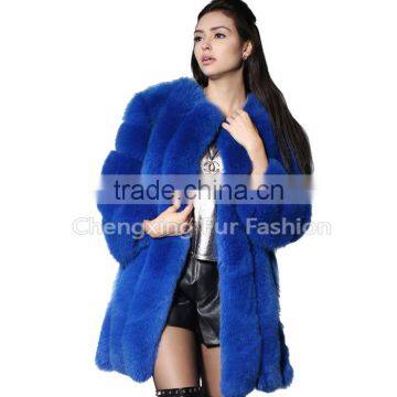 CX-G-A-218C Women Winter 2016 Genuine Fox Fur Coat