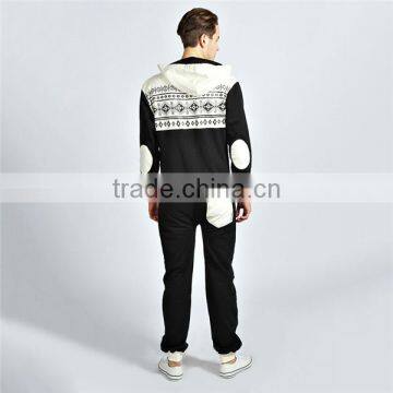 PA0030A Adult Chest Print Jumpsuit Tracksuit Onesie Hoody photo-2