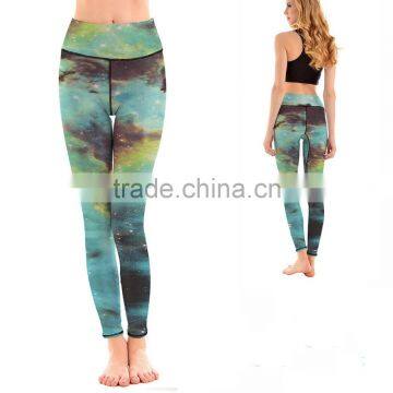 2017 Xiamen Supplier Sexy Yoga Pants Women Custom Sublimation Leggings Sport Pants Running Workout Clothes For Women photo-3