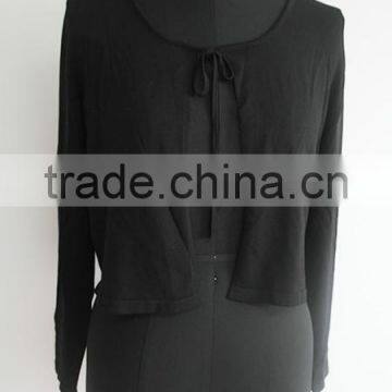 Fashion Lady Knitted Black Poncho Sexy Sweater Pattern