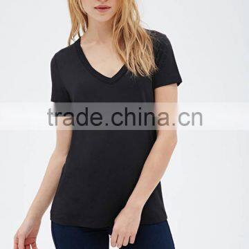 custom china make women's modal plain t-shirt