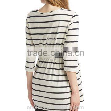 2017 Dongguan Women Summer Latest Designer v Neck Maternity Blouses photo-2