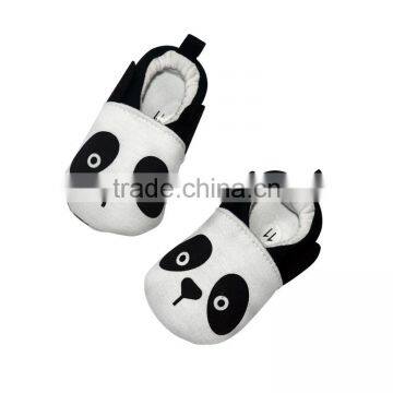 Cute Panda Face Printed Baby Booties photo-2