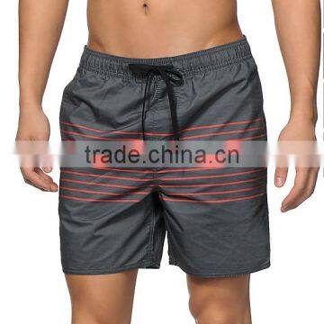 2016 Wholesale Spandex Nylon/cotton Surf Shorts With Elastic Waist Band Drawstring photo-2
