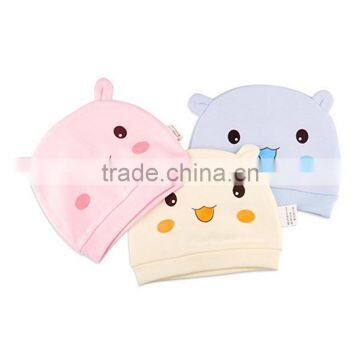 Beanie Hat 3-Pack Newborn Baby Soft Cotton Cartoon Printed Infant Cap for Boys & Girls 0-3 Months photo-2
