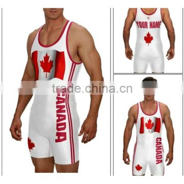 WRESTLING SINGLET CANADA CUSTOM