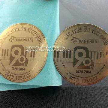 3M Glue Waterproof Glossy Metal Nickel Sticker photo-3