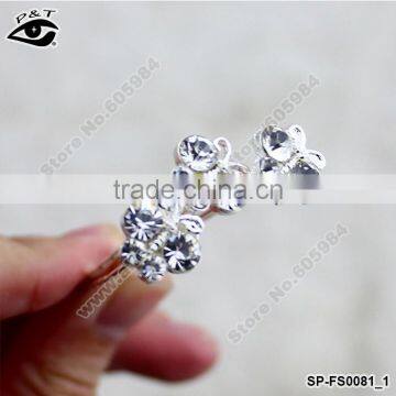 Butterfly shaped Crystal Pins Hair Pins For Wedding Decoration Accessories Bride Hair Pins