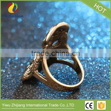 Unique Vintage Wedding Couple Ring Turkey White Crystal Jewelry Big Size Rings For Women Fine African Jewellery photo-3