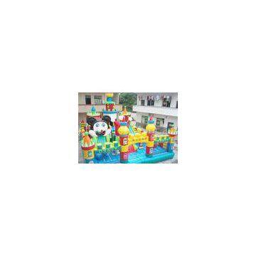 Outdoor Inflatable Amusement Park / Children Playground Equipment For Kids