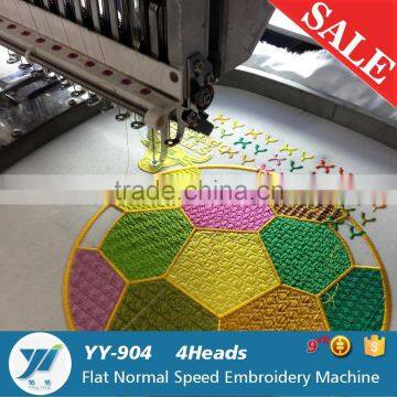 4heas flat embroidery and cap tubular t shirt computer embroidery machine