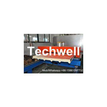 PLC Control And High Productivity Rubber Belt PU Sandwich Panel Machine TW-PU1000