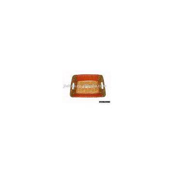 high quality rattan salver,Wicker Basket