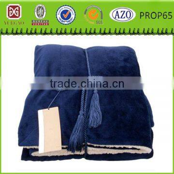 2014 new style micro Flannel&Sherpa king size 3d bedding set