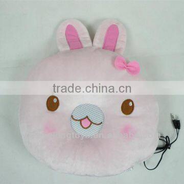Rabbit face pillow speaker for MP3 PC phone