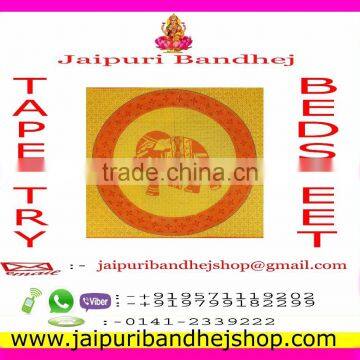 Indian Mandala Round Cotton Tapestry From Jaipur photo-3