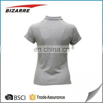 Women Blank Short Sleeve Custom Polo Shirt Design photo-4