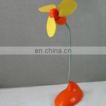 mini fan flash flashing promotion LED fan