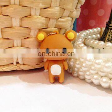 Cutest bear usb memory silicone rubber custom usb