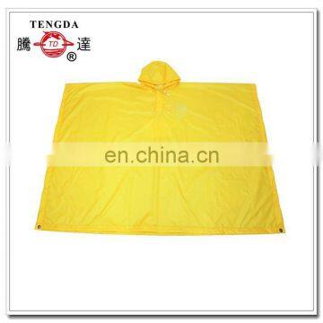 portability yellow polyester tour rainwear