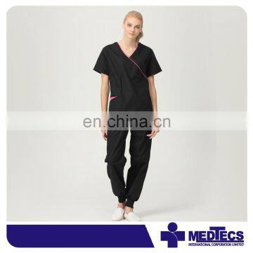 Fashionable Nurse Uniform Designs Custom Nurse Scrub Suit Design photo-2