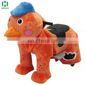 HI Plush Motorized Remote Control Duck Electric Ride on Animals photo-5