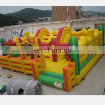 Special inflatable cow boy style castle, inflatable combo bouncer, air trampoline