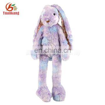 ICTI audit factory wholesale stuffed animal plush colorful rabbit toy