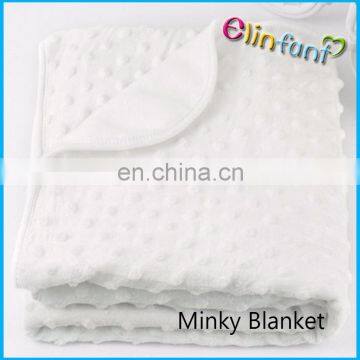 Wholesale Functional Minky Baby fleece swaddle blanket baby blanket cotton mat