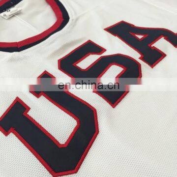 Embroidered USA New Hockey Season Team Jersey Custom photo-2