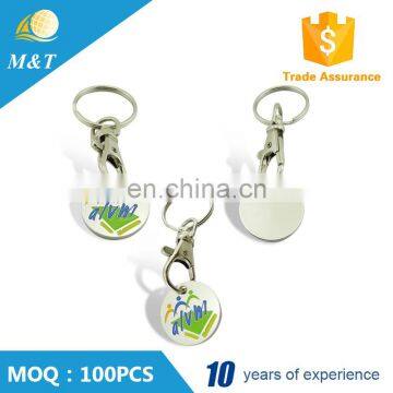 Wholesale Custom Plain Trolley Coin Keychain