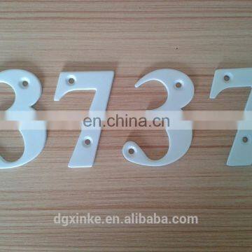 Steel alloy forge casting powder coated luminescent reflection door letter & numbers