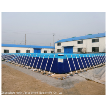 2018 PVC Pool Type Rectangular Above Ground 1M Metal Steel Frame Swimming Pool For Sale photo-3