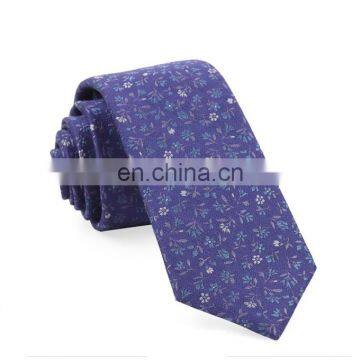 Floral Jacquard of Hand Made Mens Silk Tie photo-5