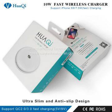 Best 10W Fast Qi Wireless Charger Charging Pad for IPhone/Samsung/LG/Nokia/Huawei/Xiaomi photo-4