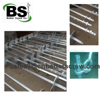Helical Screw Ground Anchors Used for Tower Foundations photo-5