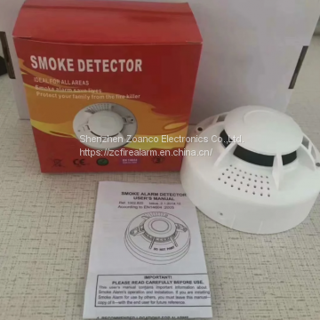 9V Battery Cigarette Smoke Detector Smoke Alarm EN14604