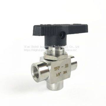 High pressure stainless steel ball valve