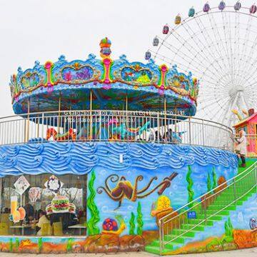 Amusement Park Carousel Ocean Theme photo-3