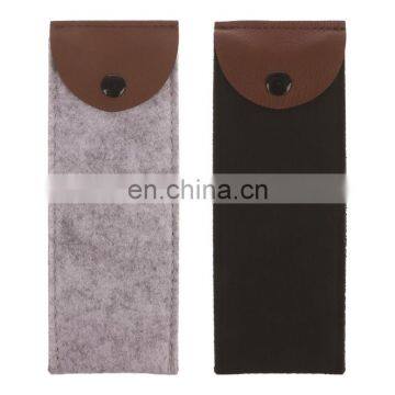 Multi Pockets Large Capacity Small Bags Deer Printed Fabric Felt Pencil Bag photo-4