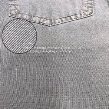 74%Tencel 26%Cotton Twill Slub Fabric