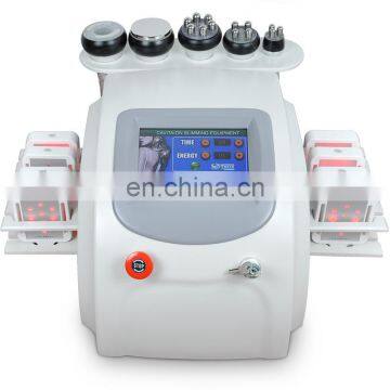 7 in 1 Body Cavitation Vacuum RF Lipo Laser Slimming Machine Multifunctional for Weight Loss