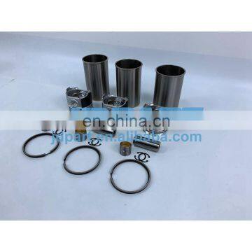 3D84E-3C Engine Cylinder Liner Kit With Piston Rings Set Sleeve For Yanmar